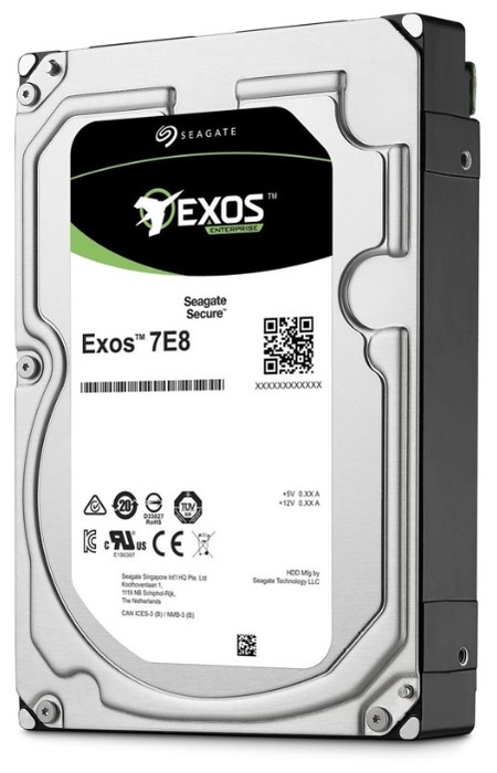 Seagate ST2000NM001A Жесткий диск 2TB Exos 7E8, 3.5" SAS 12Gb/s 256Mb 7200rpm, 512E/4KN