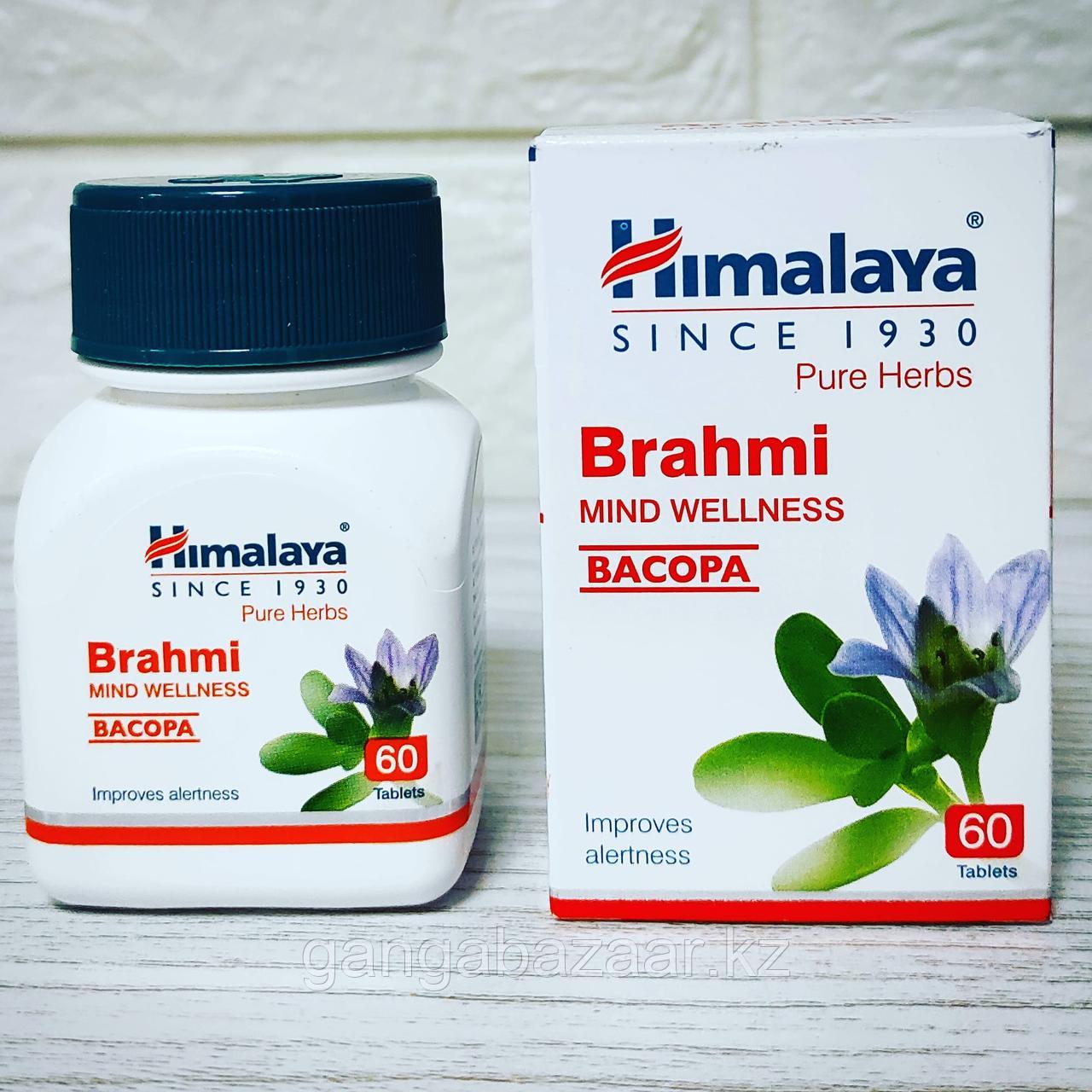 Брахми (Brahmi) - для улучшения памяти, мозговой  активности, 60 таб