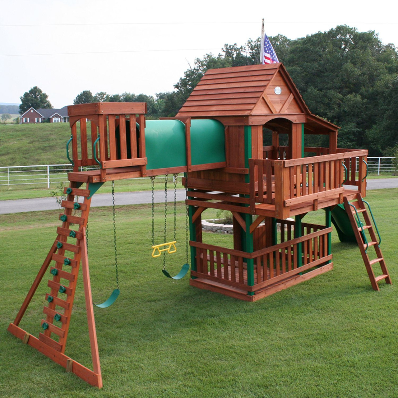 Детский деревянный комплекс Woodridge из США - фото 1 - id-p825586