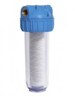 Фильтр колбовый для холодной воды с подключением 1/2 ( d.15) - фото 1 - id-p88604928