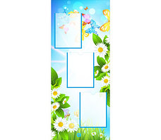 Информационный стенд для группы Ромашка