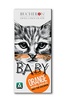 Bucheron BABY белый шоколад с кусочками апельсина в картоне  50гр (10шт - упак)