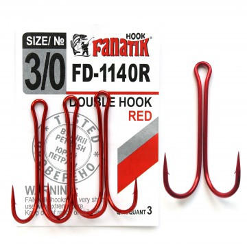 Двойной крючок Fanatik FD-1140 № 3/0