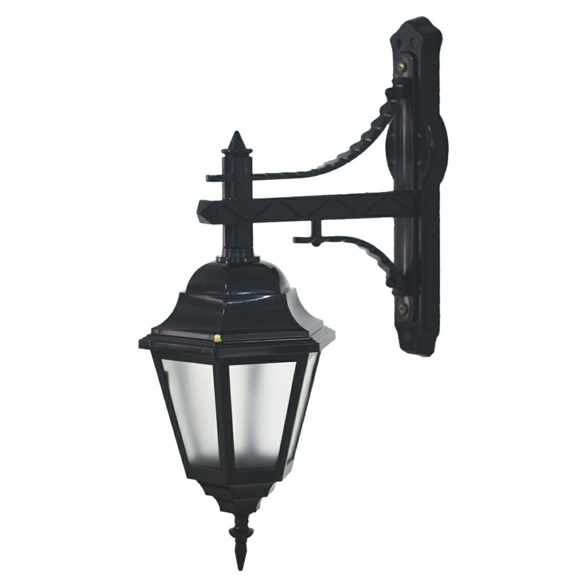 Уличные светильник НАСТЕННЫЙ ВНИЗ NAPOLI ПЛАСТИК L ЧЕРНЫЙ (TT-KZ), фото 1