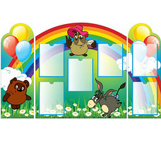 Информационный стенд для детского сада ВИННИ-ПУХ