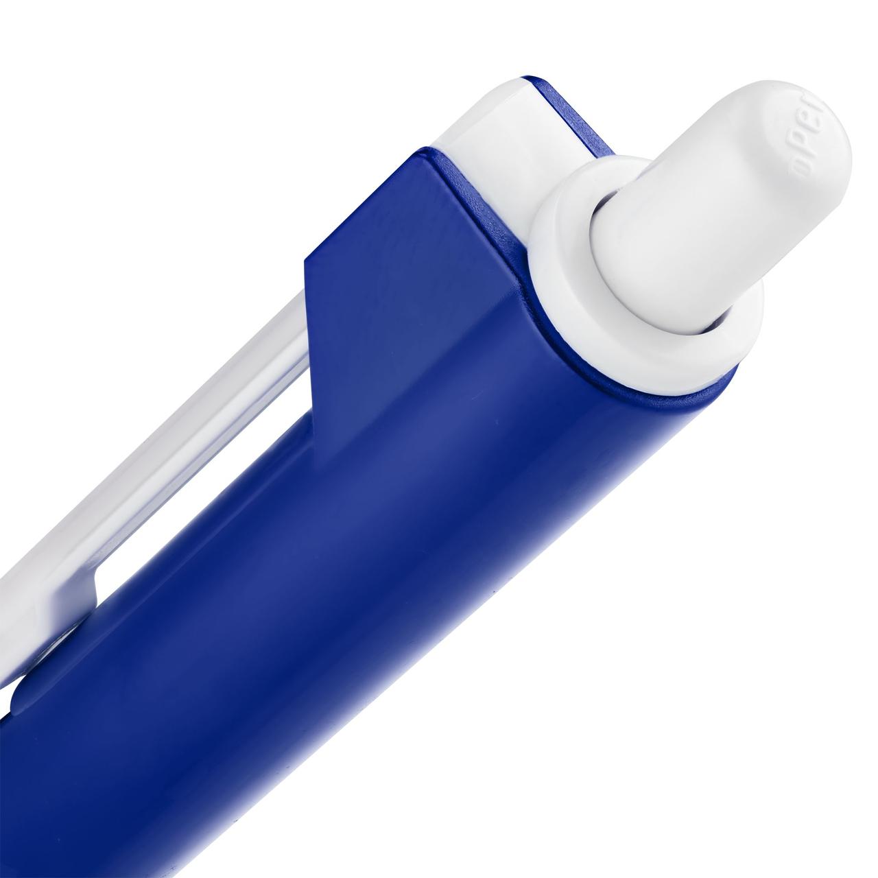 Ручка шариковая Hint Special, белая с синим (артикул 3318.64) - фото 4 - id-p88632340