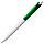 Ручка шариковая Bento, белая с зеленым (артикул 4708.69), фото 3