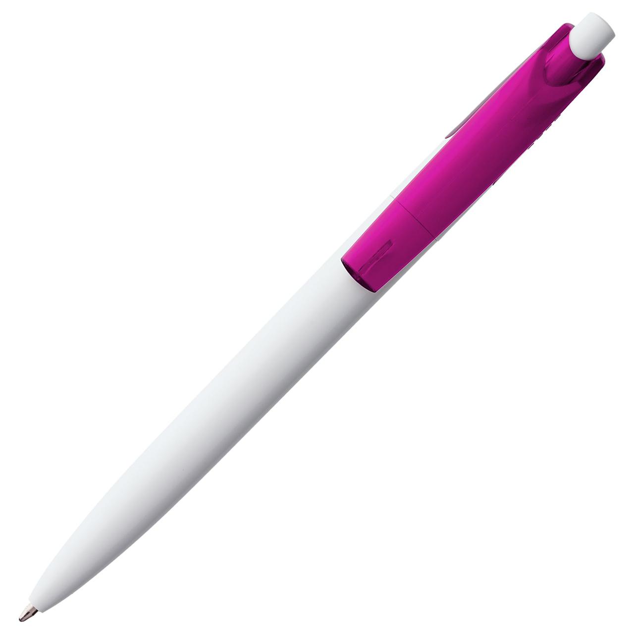 Ручка шариковая Bento, белая с розовым (артикул 4708.15) - фото 3 - id-p88632346