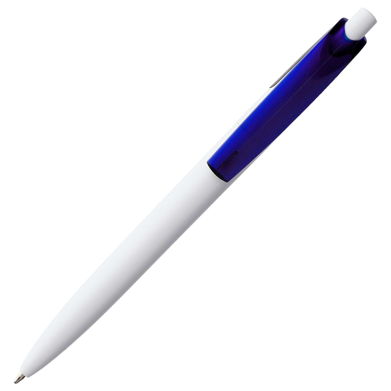 Ручка шариковая Bento, белая с синим (артикул 4708.64) - фото 3 - id-p88632347