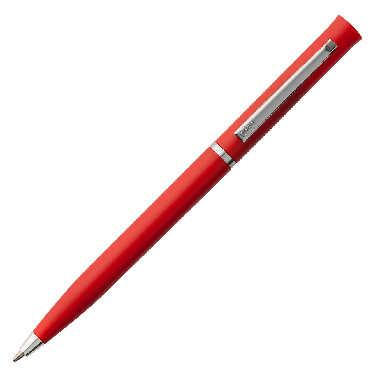 Ручка шариковая Euro Chrome, красная (артикул 4478.50) - фото 3 - id-p88632353