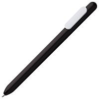 Ручка шариковая Slider, черная с белым (артикул 7522.63)