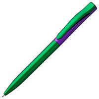 Ручка шариковая Pin Fashion, зелено-фиолетовый металлик (артикул 7121.97)