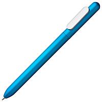 Ручка шариковая Slider Silver, голубой металлик (артикул 7521.44)