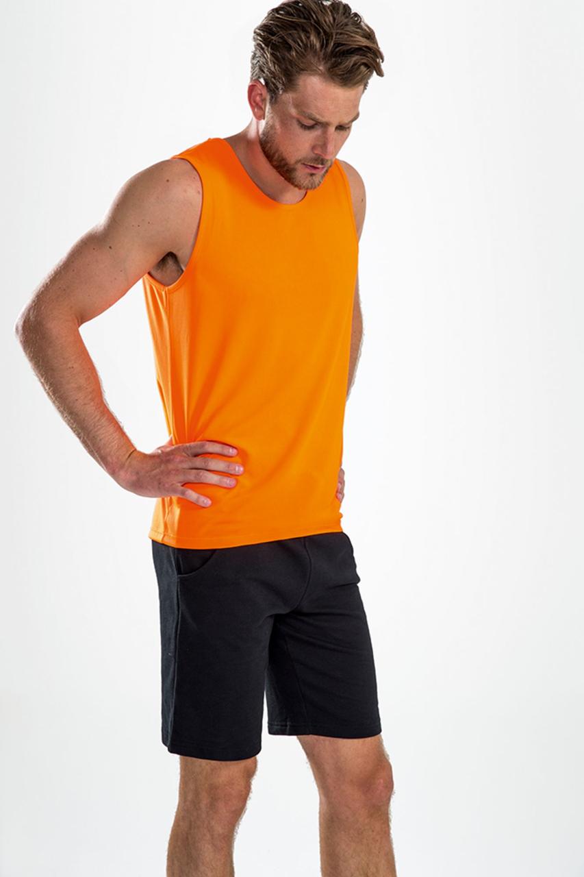 Майка мужская Sporty TT Men, оранжевый неон (артикул 02073404) - фото 4 - id-p88635346