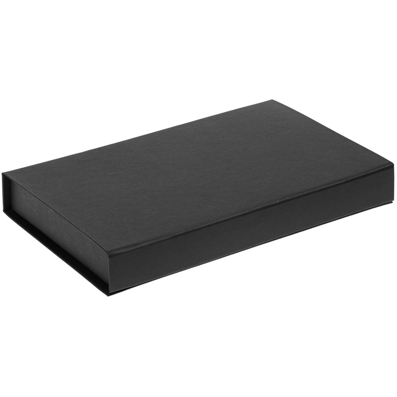 Коробка Silk под ежедневник и ручку, черная (артикул 2902.30) - фото 3 - id-p88636341