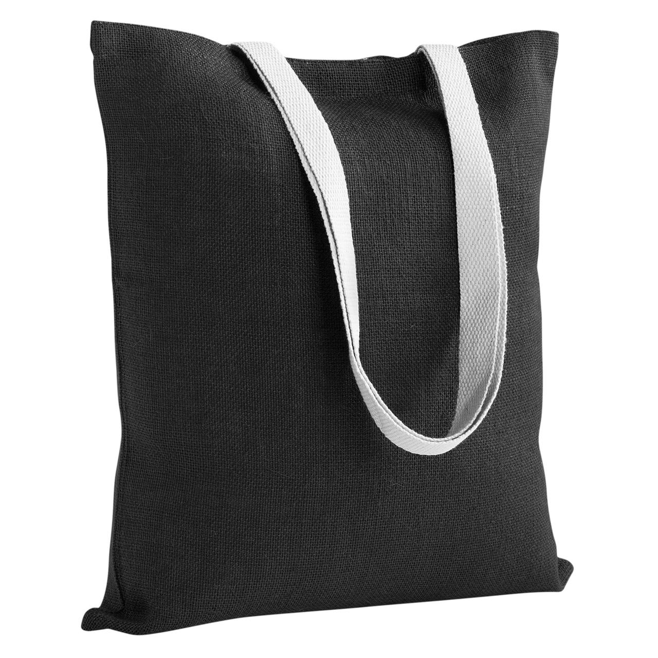 Холщовая сумка на плечо Juhu, черная (артикул 4868.30) - фото 1 - id-p88634408