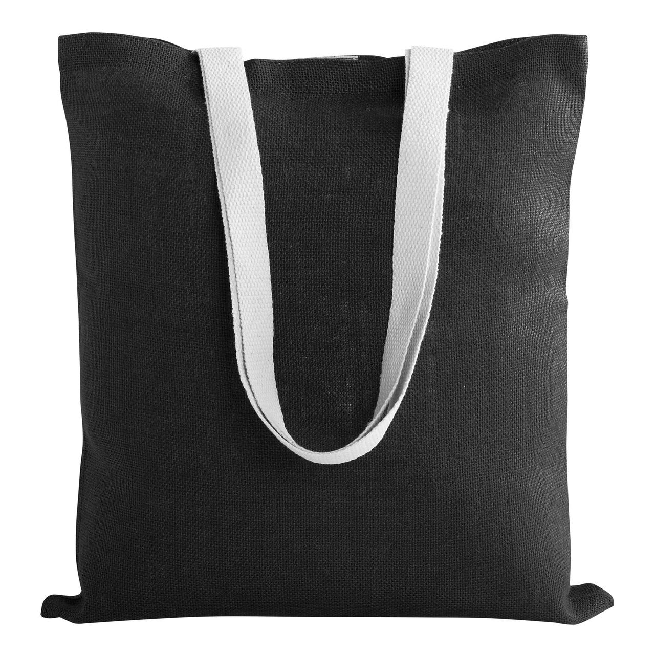 Холщовая сумка на плечо Juhu, черная (артикул 4868.30) - фото 2 - id-p88634408