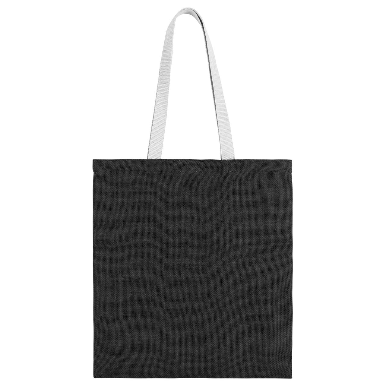 Холщовая сумка на плечо Juhu, черная (артикул 4868.30) - фото 3 - id-p88634408