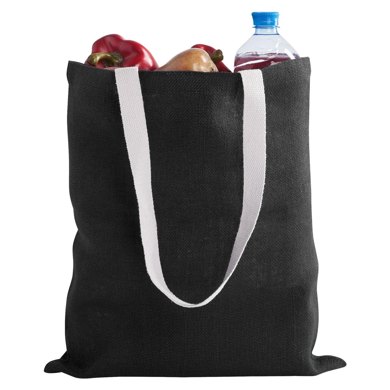 Холщовая сумка на плечо Juhu, черная (артикул 4868.30) - фото 4 - id-p88634408