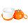 Дождевик в футляре «Фрукт», оранжевый мандарин (артикул 3708.20), фото 2
