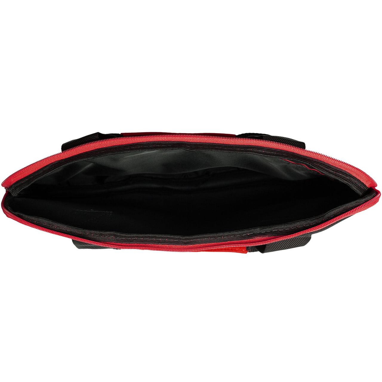 Конференц-сумка Unit Сontour, черная с красной отделкой (артикул 7593.50) - фото 5 - id-p88635399