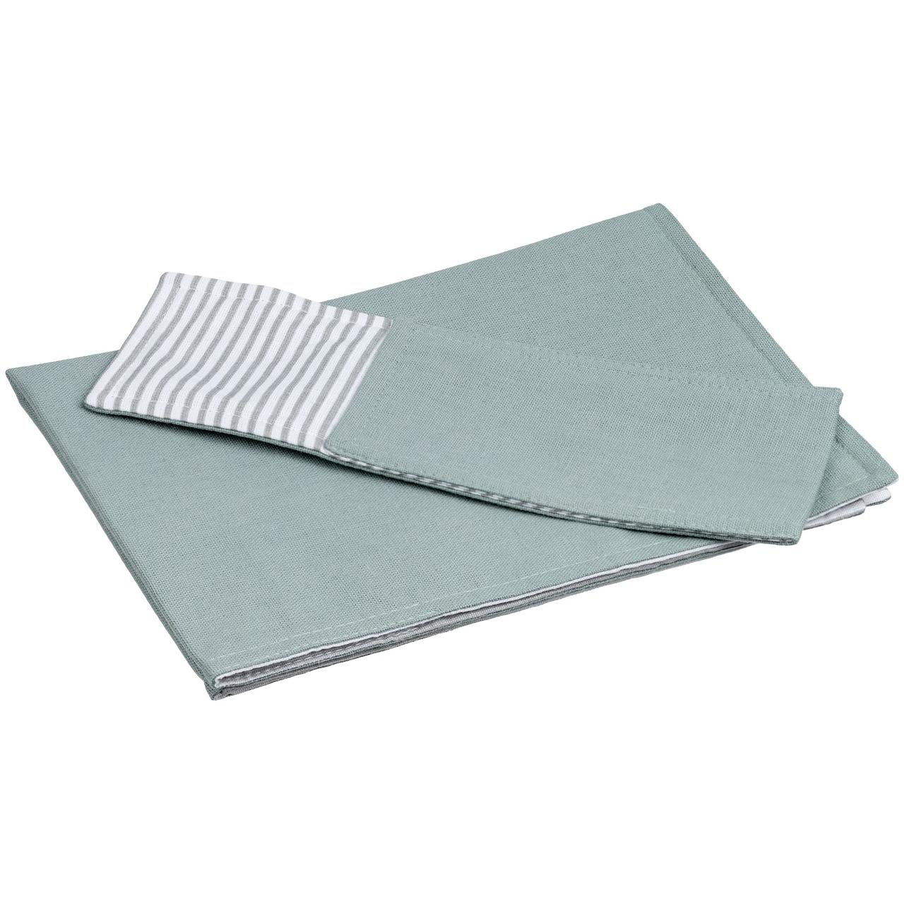 Набор Feast Mist: сервировочная салфетка и куверт, зеленый (артикул 12456.91), фото 1