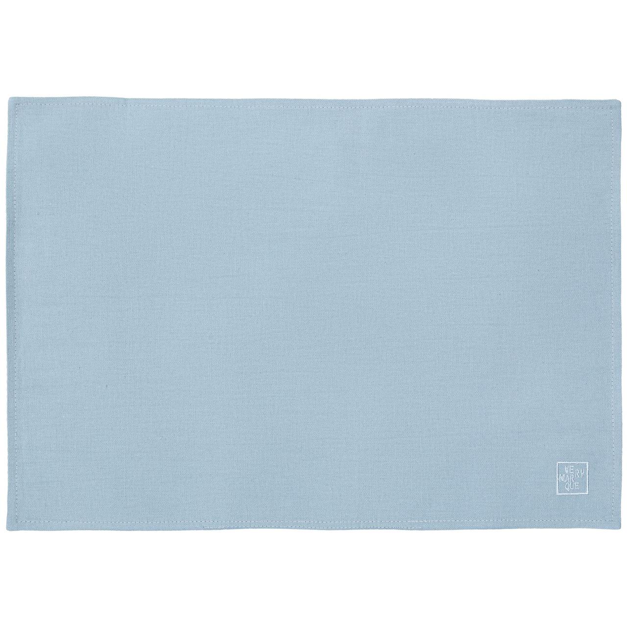 Набор Feast Mist: сервировочная салфетка и куверт, серо-голубой (артикул 12456.41) - фото 5 - id-p88637341