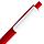 Ручка шариковая Pigra P03 Mat, красная с белым (артикул 11583.56), фото 4