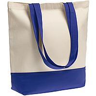 Холщовая сумка Shopaholic, ярко-синяя (артикул 11743.44)