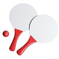 Набор для игры в пляжный теннис Cupsol, красный с белым (артикул MKT4578red)