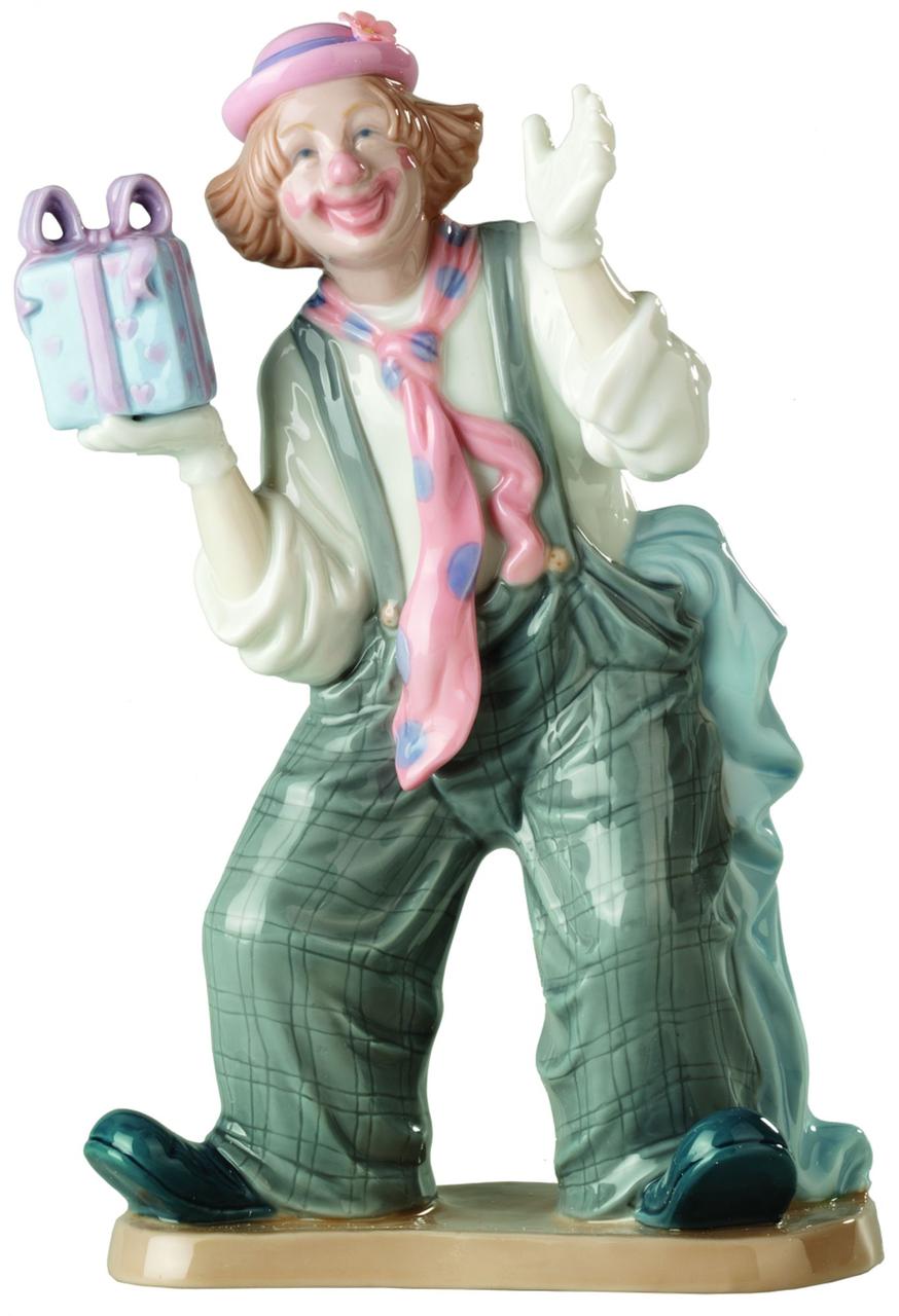 Фигурка «Клоун с подарком» (артикул Z2406)