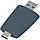 Флешка Pebble Type-C, USB 3.0, серо-синяя, 32 Гб (артикул 11810.42), фото 4