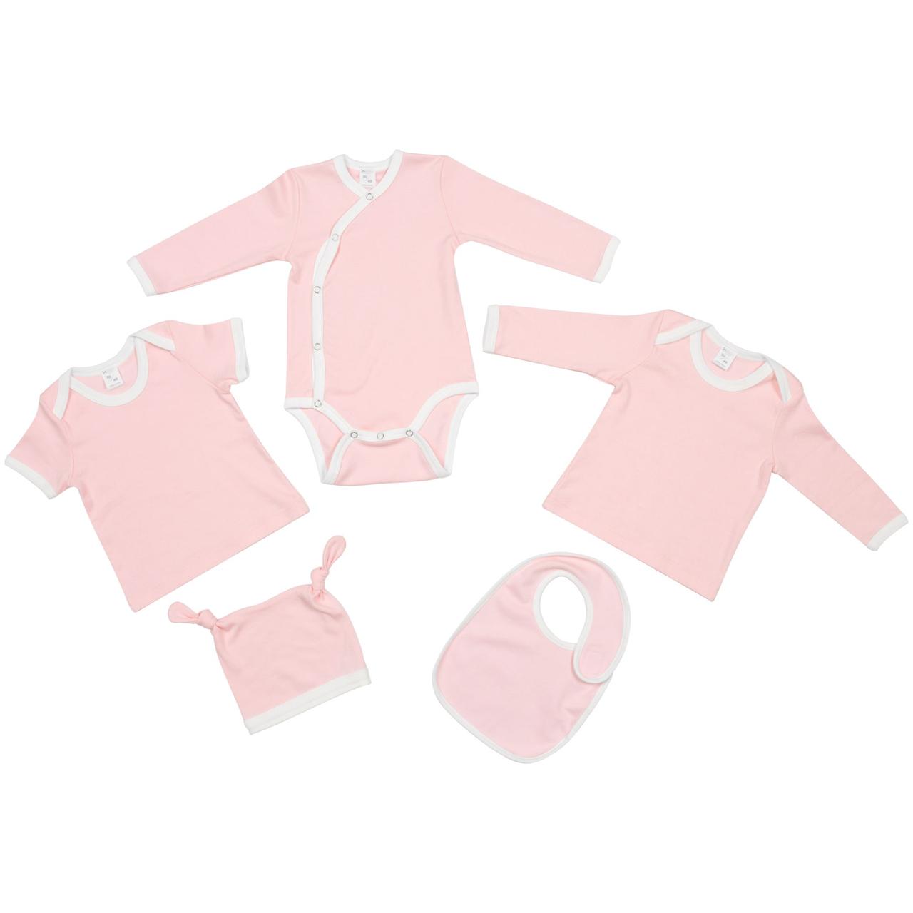 Шапочка детская Baby Prime, розовая с молочно-белым (артикул 17075.15) - фото 2 - id-p88633610