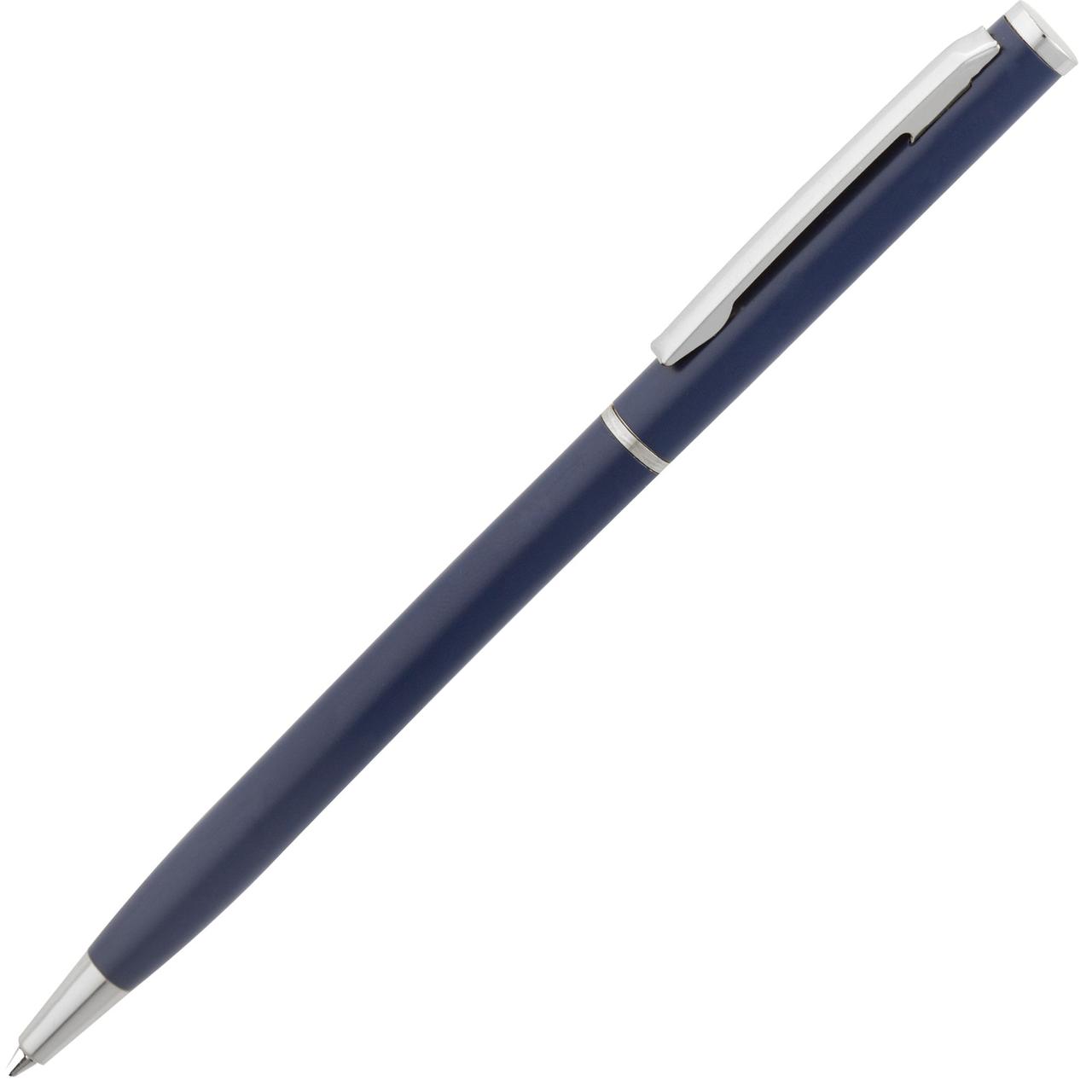 Ручка шариковая Hotel Chrome, ver.2, матовая синяя (артикул 7078.40)