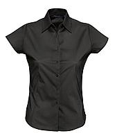 Рубашка женская с коротким рукавом Excess, черная (артикул 2511.30)
