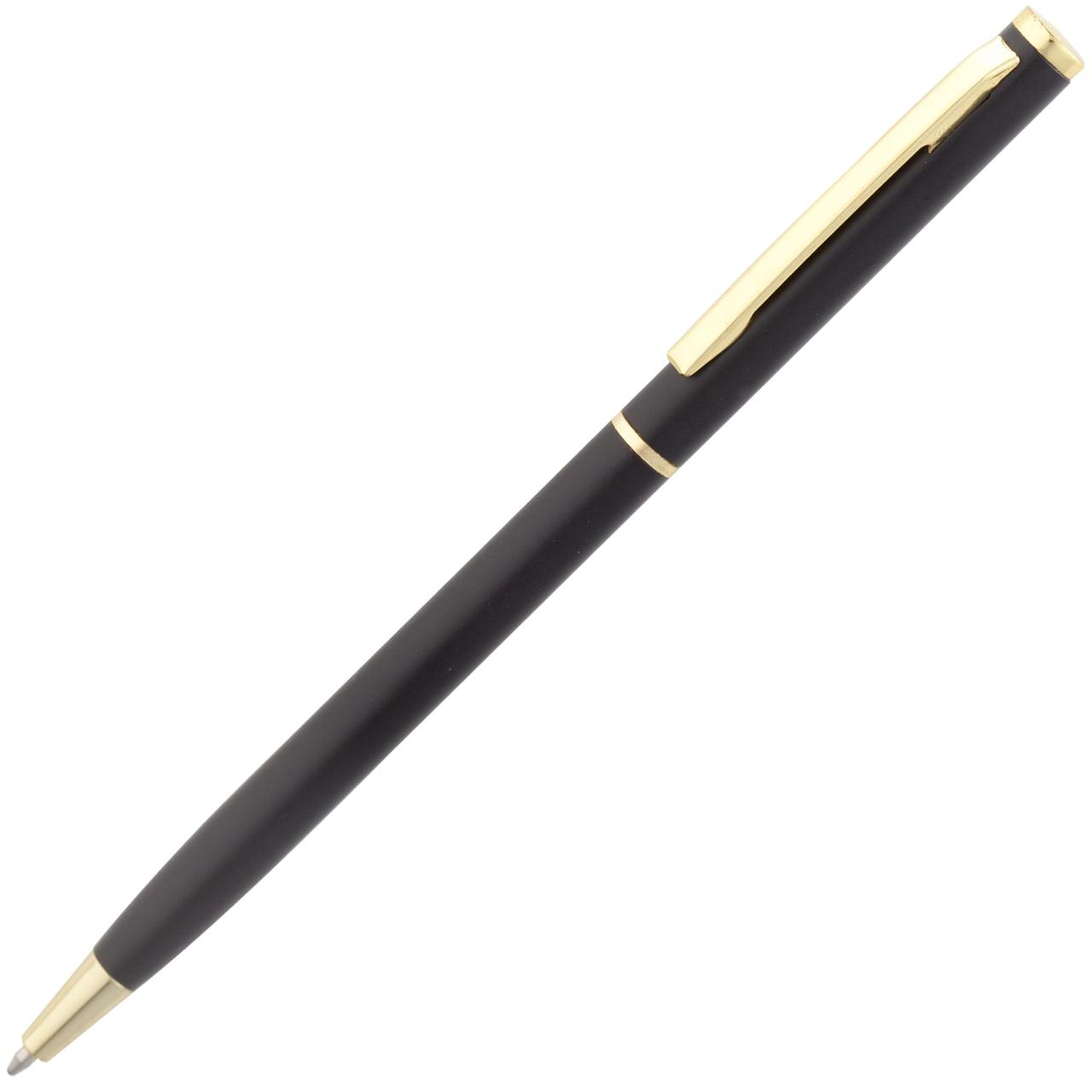 Ручка шариковая Hotel Gold, ver.2, матовая черная (артикул 7079.30)