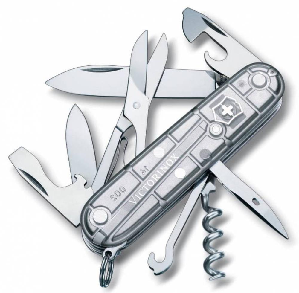 Офицерский нож CLIMBER 91, прозрачный серебристый (артикул 5049.15) - фото 1 - id-p88643362