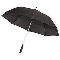 Зонт-трость Alu Golf AC, черный (артикул 11850.30)