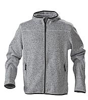 Куртка флисовая мужская Richmond, серый меланж (артикул 6571.11)