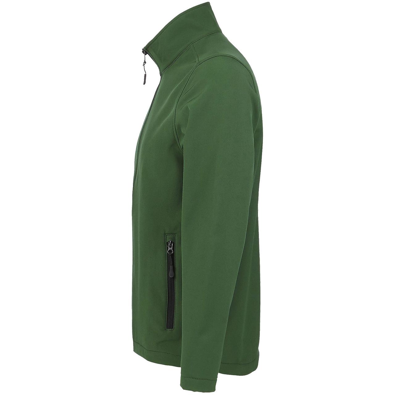 Куртка софтшелл мужская Race Men, темно-зеленая (артикул 01195264) - фото 3 - id-p88642422