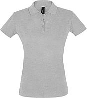 Рубашка поло женская Perfect Women 180 серый меланж (артикул 11347360)