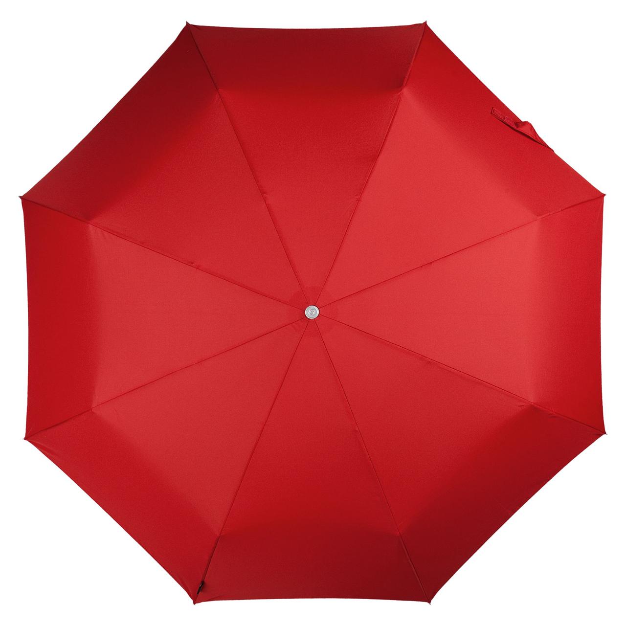 Складной зонт Alu Drop S, 3 сложения, 8 спиц, автомат, красный (артикул CK1-10203) - фото 3 - id-p88643418
