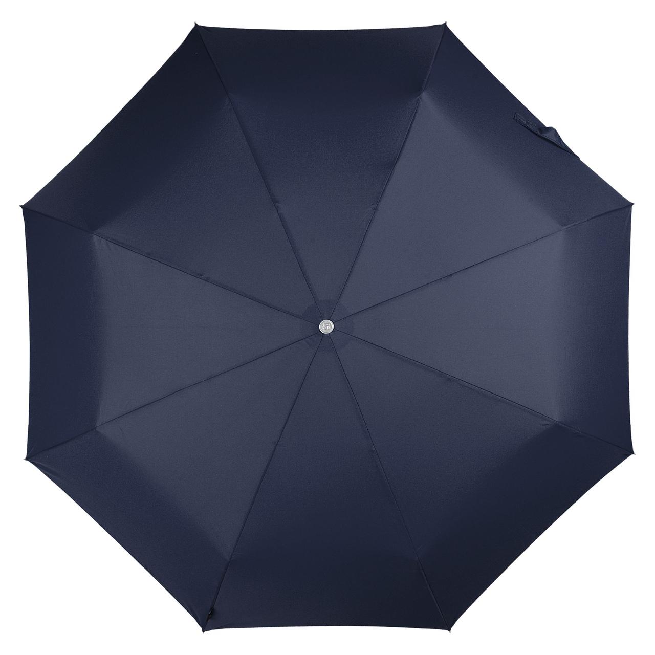 Складной зонт Alu Drop S, 3 сложения, 8 спиц, автомат, синий (артикул CK1-01203) - фото 3 - id-p88643419