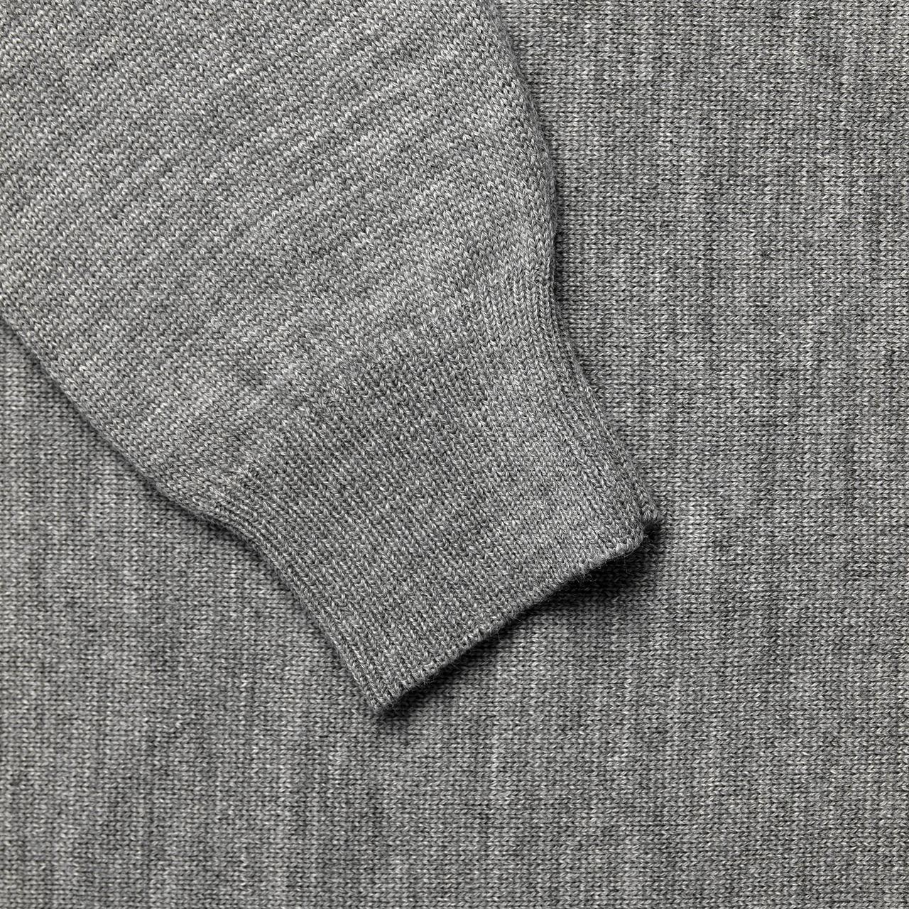 Джемпер Stitch с контрастной отделкой, серый с бордовым (артикул 12122.11) - фото 4 - id-p88642449