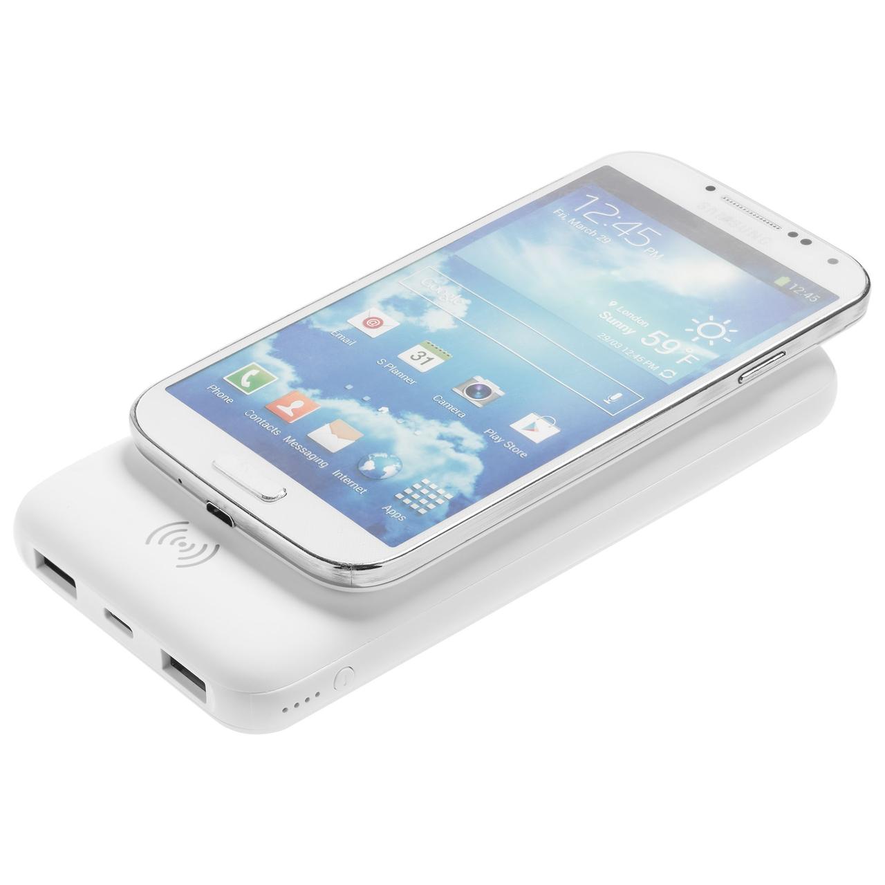 Aккумулятор Uniscend Quick Charge Wireless 10000 мАч, белый (артикул 7678.60) - фото 7 - id-p88642457