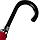 Зонт-трость Bristol AC, бордовый (артикул 11844.55), фото 3