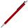 Ручка шариковая Button Up, красная с серебристым (артикул 10773.51), фото 3