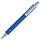 Ручка шариковая Button Up, синяя с серебристым (артикул 10773.41), фото 2