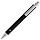 Ручка шариковая Button Up, черная с серебристым (артикул 10773.31), фото 2