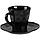 Кофейная пара Dark Fluid, черная (артикул 11054.30), фото 2